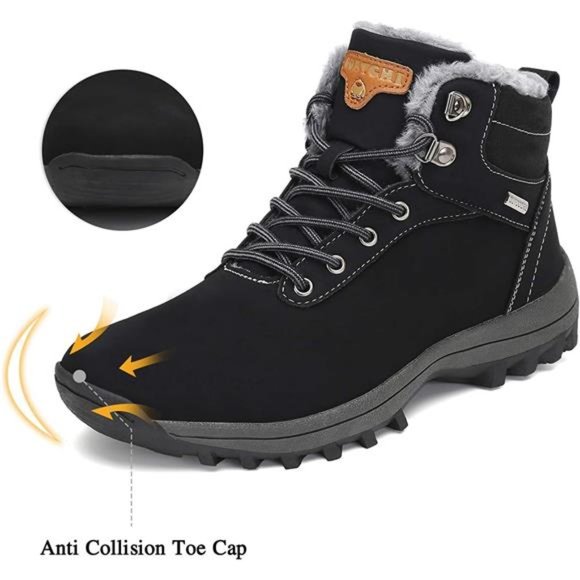 Men\'s Winter Snow Boots Warm Ankle Anti-Slip Water Resistant Hiking Walk… main image 7